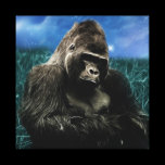 Gorilla in the meadow canvas prints