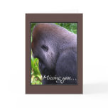 Gorilla -  Missing You Greeting Cards