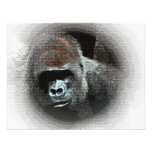 Gorilla Portrait Invitations - Funny Announcements