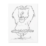 Gorilla Tutu Postcards
