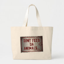 Gorilla Zoe Bag - Don't Feed Da Animals