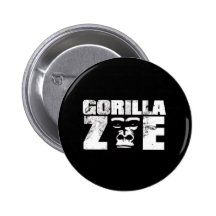 Gorilla Zoe Button - Logo