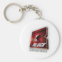 Gorilla Zoe Keychain - Block Enterprises Red
