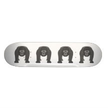 Gorille de bande dessinée skateboards personnalisés