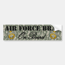 Gosse de l'Armée de l'Air à bord (autocollant de f Adhésifs Pour Voiture