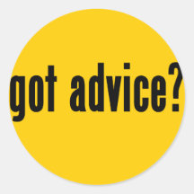 got advice? stickers