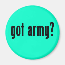 got army? refrigerator magnets
