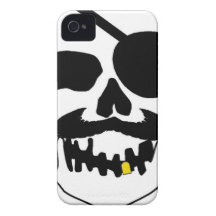 Got Arr? Pirate Skull iPhone 4 Cover