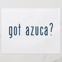 got azuca custom flyer