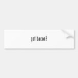 Got bacon bumper stickers