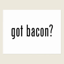 Got bacon postcards