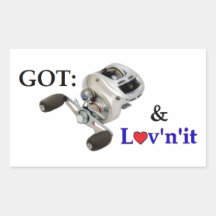 GOT: bait cast reel Stickers