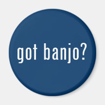 got banjo? refrigerator magnets