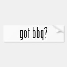 got bbq? bumper sticker