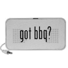 got bbq? travel speakers