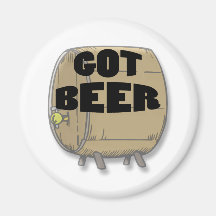Got Beer black Magnets