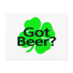 Got Beer Clover Postcards