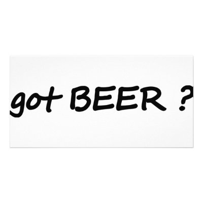 got beer icon photo greeting card by TomaniacLines