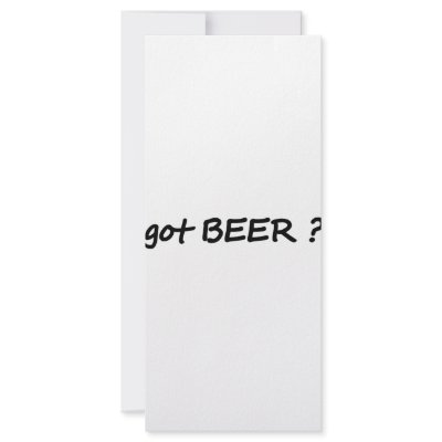 got beer icon personalized rack card by TomaniacLines