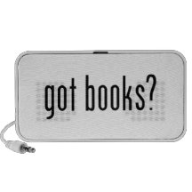 got books? iPod speakers