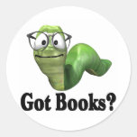 Got Books T-shirts and Gifts. Round Sticker