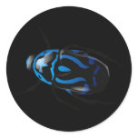 Got Bugs-Wild Colored Beetle Round Stickers