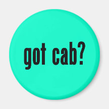 got cab? fridge magnet