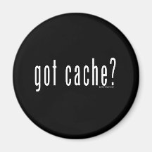 got cache? refrigerator magnets