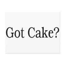 Got Cake Postcard