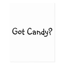 Got Candy Postcard
