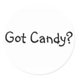 Got Candy Round Sticker