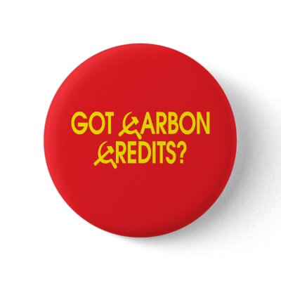 Got Carbon Credits? Pinback Button by RightWingGifts