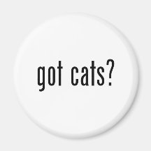 got cats? refrigerator magnet