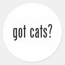 got cats? stickers