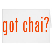 got chai? cards