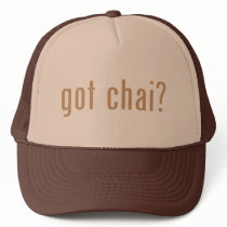 got chai? trucker hats