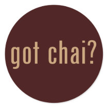got chai? stickers