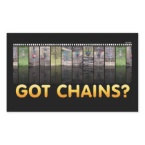 Got Chains? Rectangle Sticker