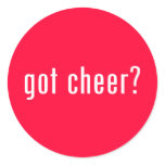 got cheer? stickers
