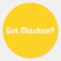 Got Chicken Gifts Stickers