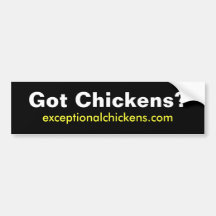 Got Chickens? Bumper Sticker