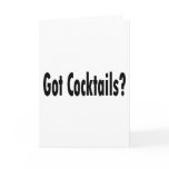 Got Cocktails? cards