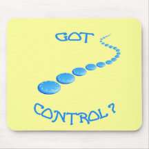 Got Control Frisbee Mousepad