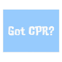 Got CPR Gifts Postcards