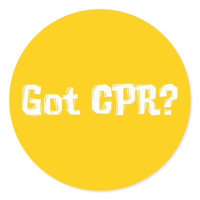 Got CPR Gifts Stickers by Funny_Gifts