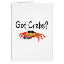 Got Crabs Greeting Cards