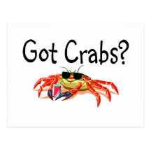 Got Crabs Post Cards