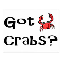 Got Crabs? Postcard
