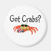 Got Crabs Refrigerator Magnet