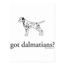 got dalmatians? postcards